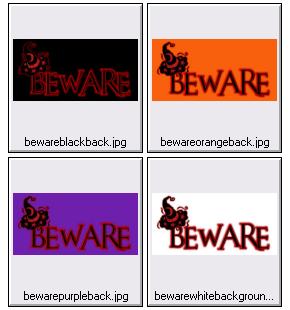 Download Beware Signs Here