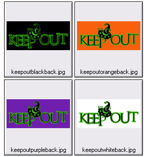 Download Keep Out Signs Here